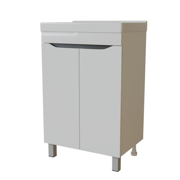 Тумба д/ванной &amp;quot;Лайн-60&amp;quot; под раковину Fest-60 (Sanita Lux) (ПВХ) - 553008 