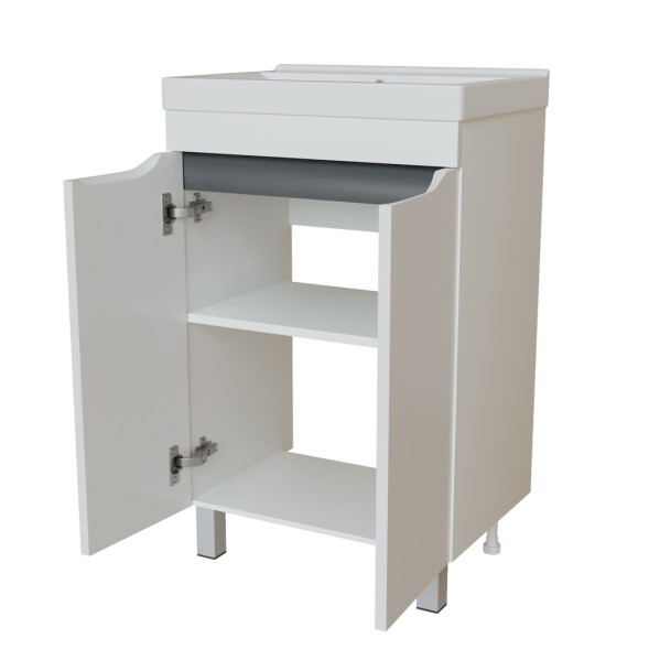 Тумба д/ванной &amp;quot;Лайн-60&amp;quot; под раковину Fest-60 (Sanita Lux) (ПВХ) - 553008 