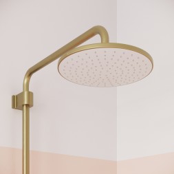 Душевая система 35к IDDIS AIGMG3Fi06 &amp;quot;Aiger&amp;quot; лейка &amp;quot;Тропический душ&amp;quot;, ЗОЛОТО матовый - AIGMG3Fi06 