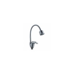 Смеситель для кухни 40к L4302-B Ledeme гибкий излив, силумин - L4302-B
