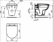 Комплект инсталляции Ideal Standard Exacto с крышкой-сиденьем микролифт (X022601)