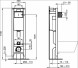Комплект инсталляции Ideal Standard Exacto с крышкой-сиденьем микролифт (X022601)