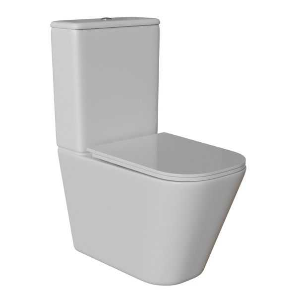 Унитаз-компакт безободковый WAVE APEKS Tornado1.0,гор,ниж,2-кн.арм,сид.полипр,м/л,быстр,БЕЛЫЙ глянец - 554621 