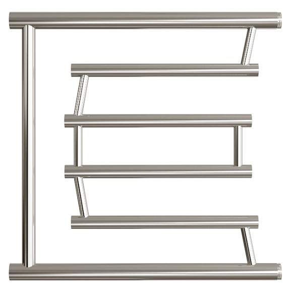 Полотенцесушитель водяной ДВИН D &amp;quot;Pobeda&amp;quot; лесенка 50/50, полированный (4627106963723)