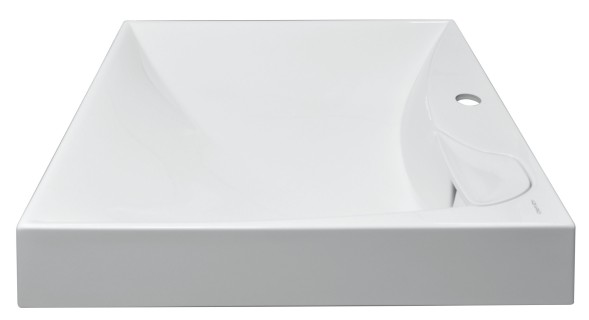 Раковина подвесная Azario Gratsiy 597х598х100 литьевой мрамор, белая (CS00078505)