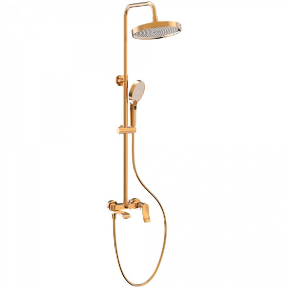 Душевая система 35к HB24553-5 HAIBA лейка &amp;quot;Тропический душ&amp;quot; золотой - HB24553-5 