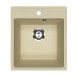 Мойкa ML-GMU02 УЛЬТРА прямоугольная, бежевый камень, 425*485 мм (глуб. чаши 175) - 00-001399 