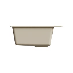 Мойкa ML-GMU02 УЛЬТРА прямоугольная, бежевый камень, 425*485 мм (глуб. чаши 175) - 00-001399 