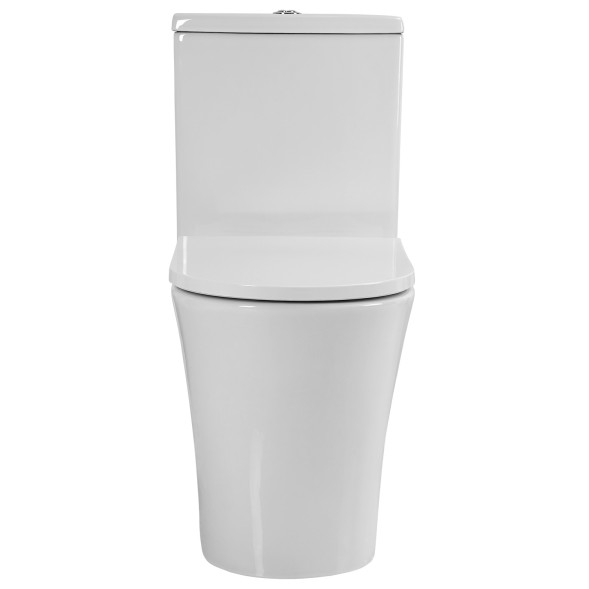 Унитаз-компакт Azario VISE 640х365х820 напольный, безободковый, в комплекте с быстросъемным сиденьем микролифт (AZ-1343BT)