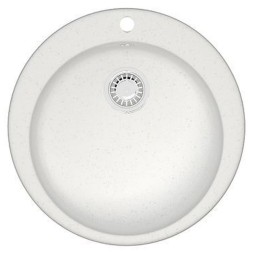 Кухонная мойка AZARIO Vital 507x507x200 искусственный мрамор, цвет Белый (CS00078342)