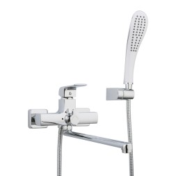 Смеситель для ванны и раковины 35к G2250-8 GAPPO L-излив, ХРОМ - G2250-8 