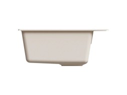 Мойкa ML-GMU02 УЛЬТРА прямоугольная, белый камень, 425*485 мм (глуб. чаши 175) - 00-001398 