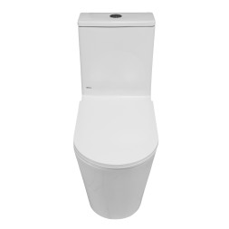 Унитаз моноблок Azario Eagle торнадо, в комплекте с арматурой и сиденьем микролифт дюропласт 690х360х800 (AZ-80673)