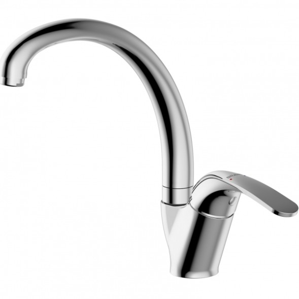 Смеситель для кухни Bravat Fit Хром (F7135188CP-1-RUS)