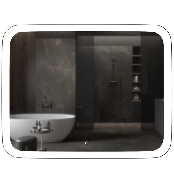 Зеркало MIXLINE &amp;quot;Стив&amp;quot; 1000*800 (ШВ) сенсорный выключатель, светодиодная подсветка - ФР-00001304 