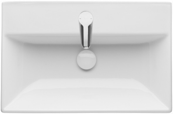 Раковина мебельная ROCA OLETA 600 мм, фарфор, белая (7.3274.C.400.Y)