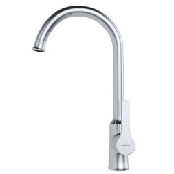 Смеситель для кухни 35k MIXLINE ML22-032 &amp;quot;Round&amp;quot; высокий излив боковая ручка - ML22-032 