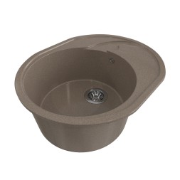 Мойка ML-GMS08 СТАНДАРТ овальная с крылом, терракот (307), 570*460*170мм - 00-00002563 