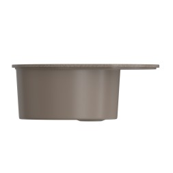 Мойка ML-GMS08 СТАНДАРТ овальная с крылом, терракот (307), 570*460*170мм - 00-00002563 