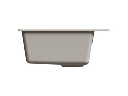 Мойкa ML-GMU02 УЛЬТРА прямоугольная, серый камень, 425*485 мм (глуб. чаши 175) - 00-001400 