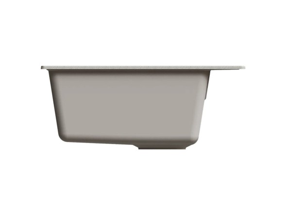 Мойкa ML-GMU02 УЛЬТРА прямоугольная, серый камень, 425*485 мм (глуб. чаши 175) - 00-001400 