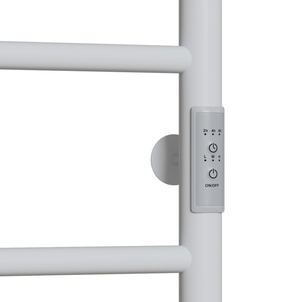 Полотенцесушитель MIXLINE VEGA  60х50 (таймер, 201 Вт, 4 перекладины) электрический БЕЛЫЙ - ML-556341 