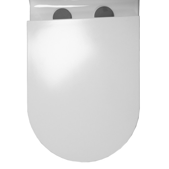 Унитаз моноблок Azario Vally торнадо, в комплекте с бачком и сиденьем микролифт дюропласт 690х360х760 (AZ-80687)