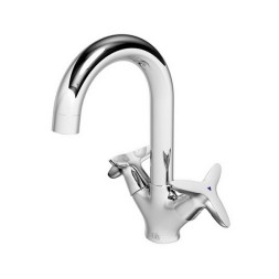 Смеситель для раковины 1/2 кер IDDIS COPSB00i01 "Copter" высокий пов излив ХРОМ - COPSB00i01