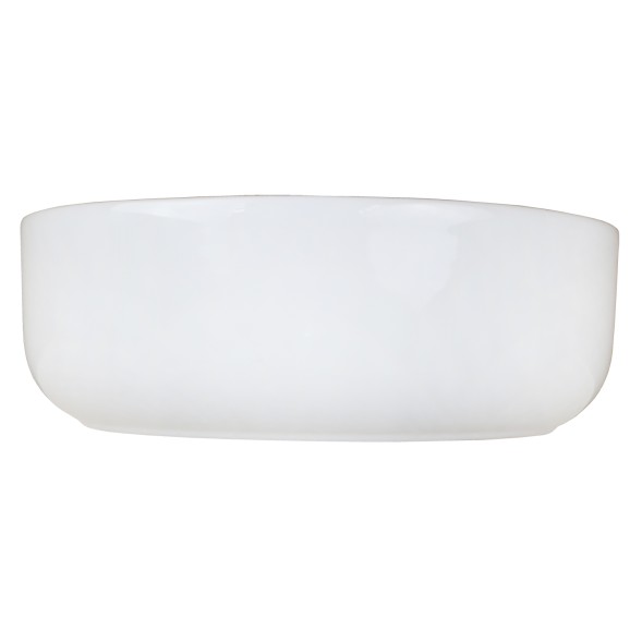 Раковина-чаша Creo Ceramique 400х400х140 накладная, круглая, керамика, белый глянцевый (PU4400)