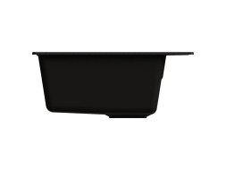 Мойкa ML-GMU02 УЛЬТРА прямоугольная, черный камень, 425*485 мм (глуб. чаши 175) - 00-001401 