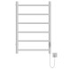 Полотенцесушитель MIXLINE VEGA  80х50 (таймер, 289 Вт, 6 перекладин) электрический БЕЛЫЙ - ML-556348 