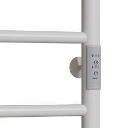 Полотенцесушитель MIXLINE VEGA 80х50 (таймер, 289 Вт, 6 перекладин) электрический БЕЛЫЙ - ML-556348