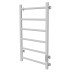 Полотенцесушитель MIXLINE VEGA  80х50 (таймер, 289 Вт, 6 перекладин) электрический БЕЛЫЙ - ML-556348 