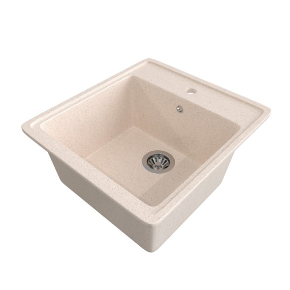 Мойка ML-GMS10 СТАНДАРТ прямоугольная, бежевый (328), 460*505*190мм - 00-00002364 