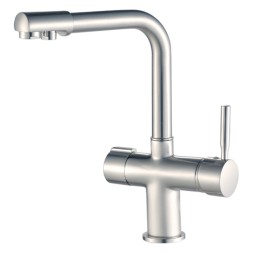 Смеситель для кухни 35к HB70088-5 HAIBA с вых. для питьевого фильтра б/отв п/гайку НЕРЖ - HB70088-5