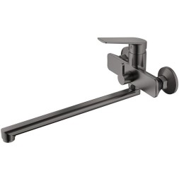 Смеситель для ванны и раковины 35к HB22533-3 HAIBA див корп L-нос оружейная сталь - HB22533-3