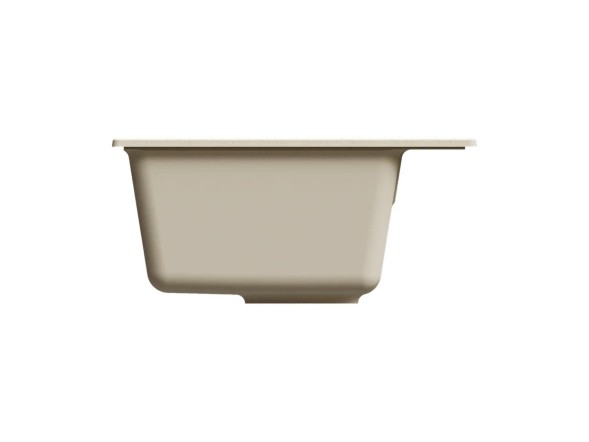 Мойкa ML-GMU03 УЛЬТРА прямоугольная, бежевый камень, 490*420 мм (глуб. чаши 170) - 00-001407 