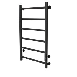Полотенцесушитель MIXLINE VEGA 80х50 (таймер, 289 Вт, 6 перекладин) электрический ЧЕРНЫЙ - ML-556349