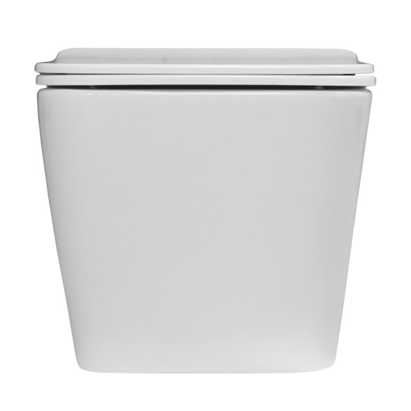 Унитаз подвесной Azario Indor Торнадо, с сиденьем микролифт/дюропласт 520*360*360 (AZ-9004WT)