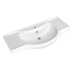 Раковина накладная "Классик-105" белая (Kirovit) -