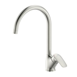 Смеситель для кухни 35к Milardo RORBN0JM05 &amp;quot;Rora&amp;quot;  высокий пов. излив, п/гайку, САТИН - RORBN0JM05 