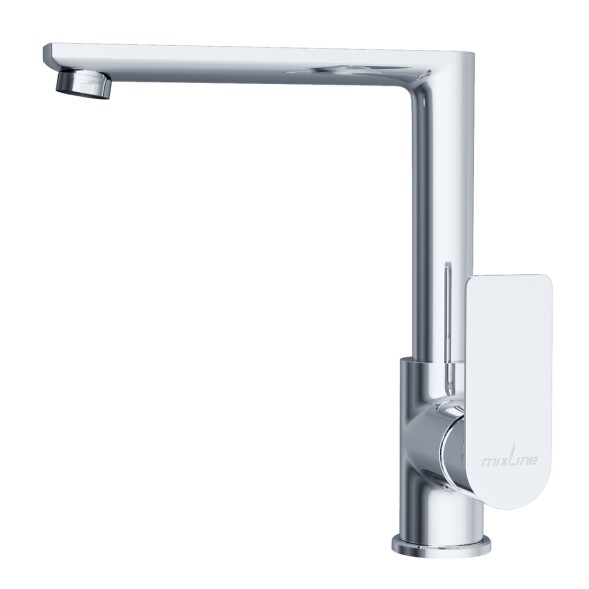 Смеситель для кухни 35k MIXLINE ML26-032 &amp;quot;Life&amp;quot; высокий излив боковая ручка - ML26-032 