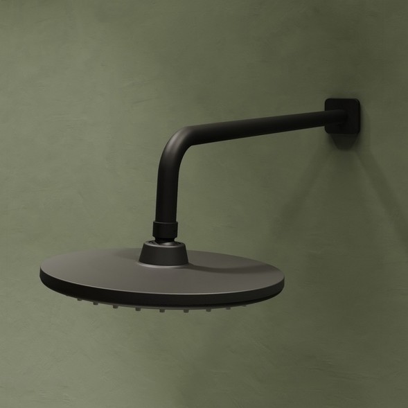 Душевая система 35к IDDIS RAYBL03i68 &amp;quot;Ray&amp;quot; лейка &amp;quot;Тропический душ&amp;quot;, встраиваемая,  ЧЕРНЫЙ матовый - RAYBL03i68 