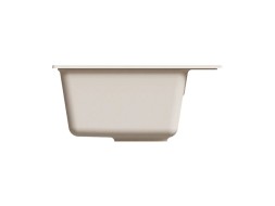 Мойкa ML-GMU03 УЛЬТРА прямоугольная, белый камень, 490*420 мм (глуб. чаши 170) - 00-001406 