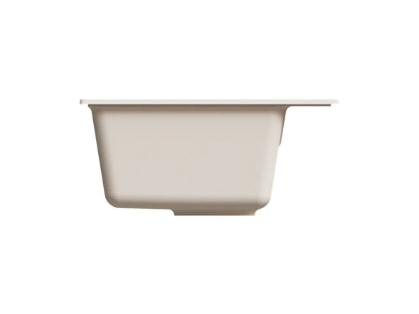 Мойкa ML-GMU03 УЛЬТРА прямоугольная, белый камень, 490*420 мм (глуб. чаши 170) - 00-001406 