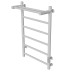 Полотенцесушитель MIXLINE VEGA  80х50 (таймер, 318Вт, 5 перекладин + ПОЛКА) электрический БЕЛЫЙ - ML-556354 