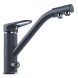 Смеситель для кухни 40к MIXLINE ML-GS05 (309) темно-серый с вых. для питьевого фильтра - 00-00000613 