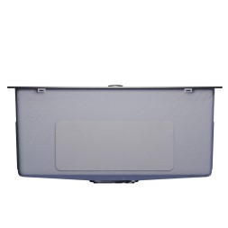 Мойка настол.монтаж 53х43 (3,0) вып 3 1/2  MIXLINE PRO 22см с сифоном (черный графит) - 547234
