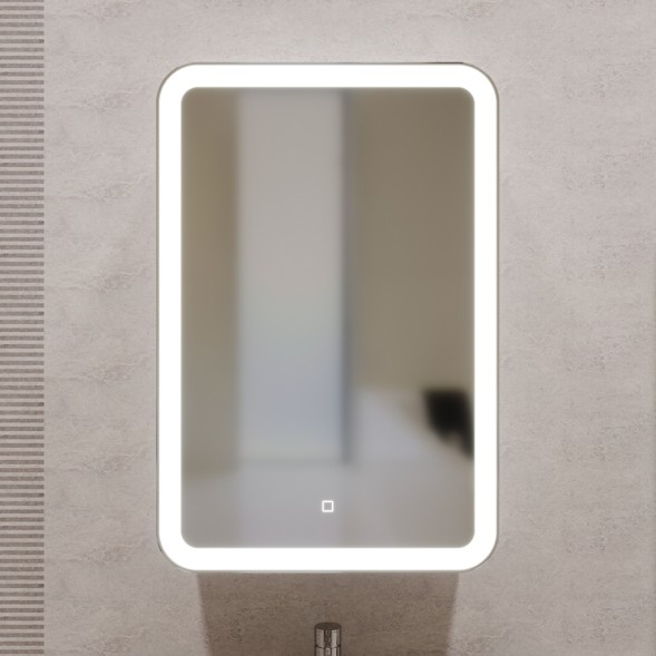 Зеркальный шкаф MIXLINE &amp;quot;Фиджи&amp;quot; 500*750 (ШВ) правый,сенсор.выкл, светодиодная подсветка - LED-00002362 