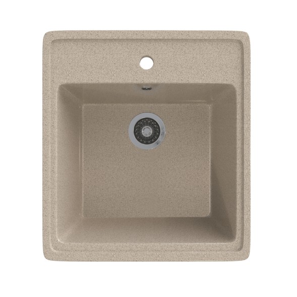 Мойка ML-GMS10 СТАНДАРТ прямоугольная, песочный (302), 460*505*190мм - 00-00002362 